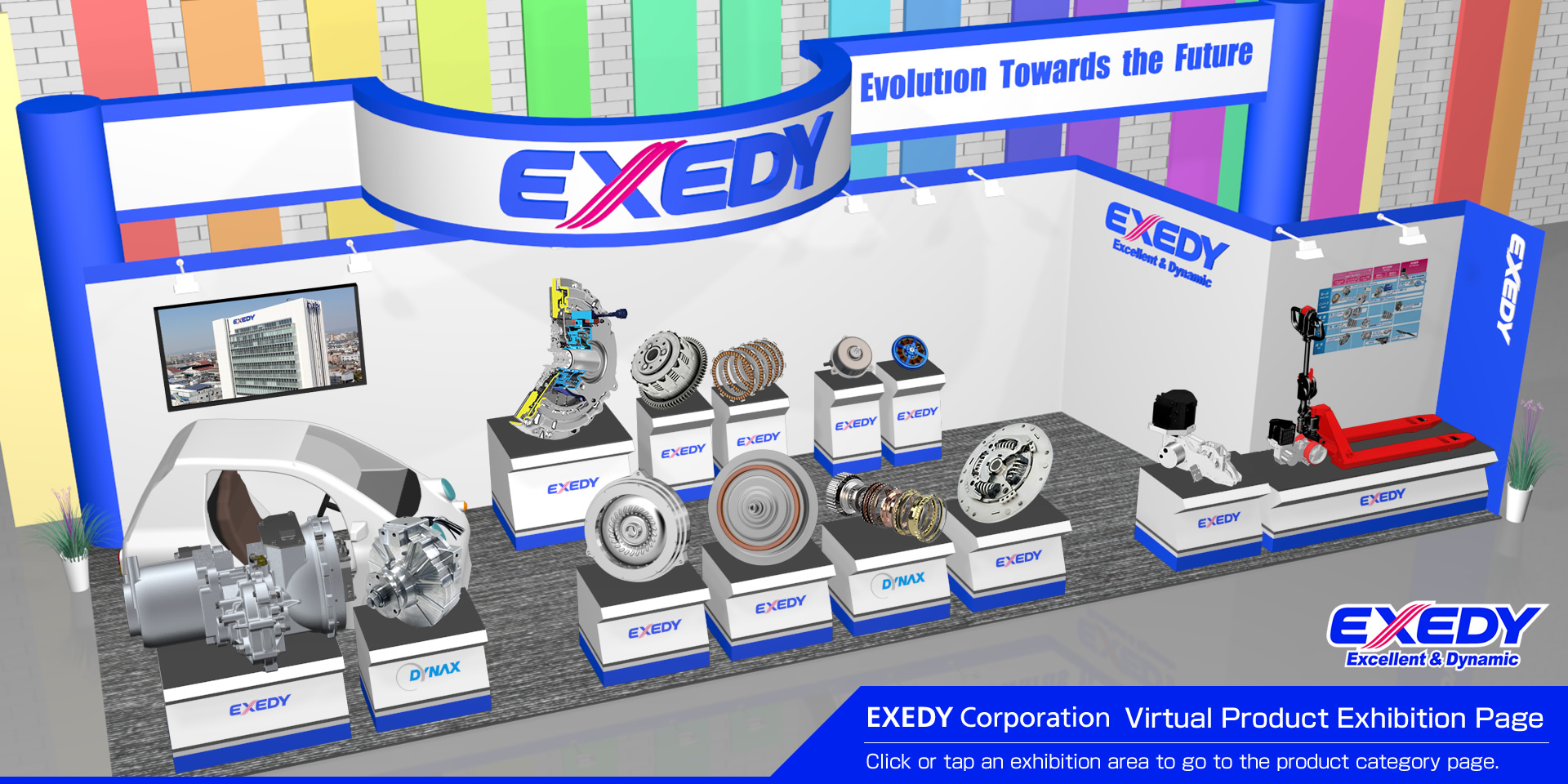 Virtual Product Exhibition Page